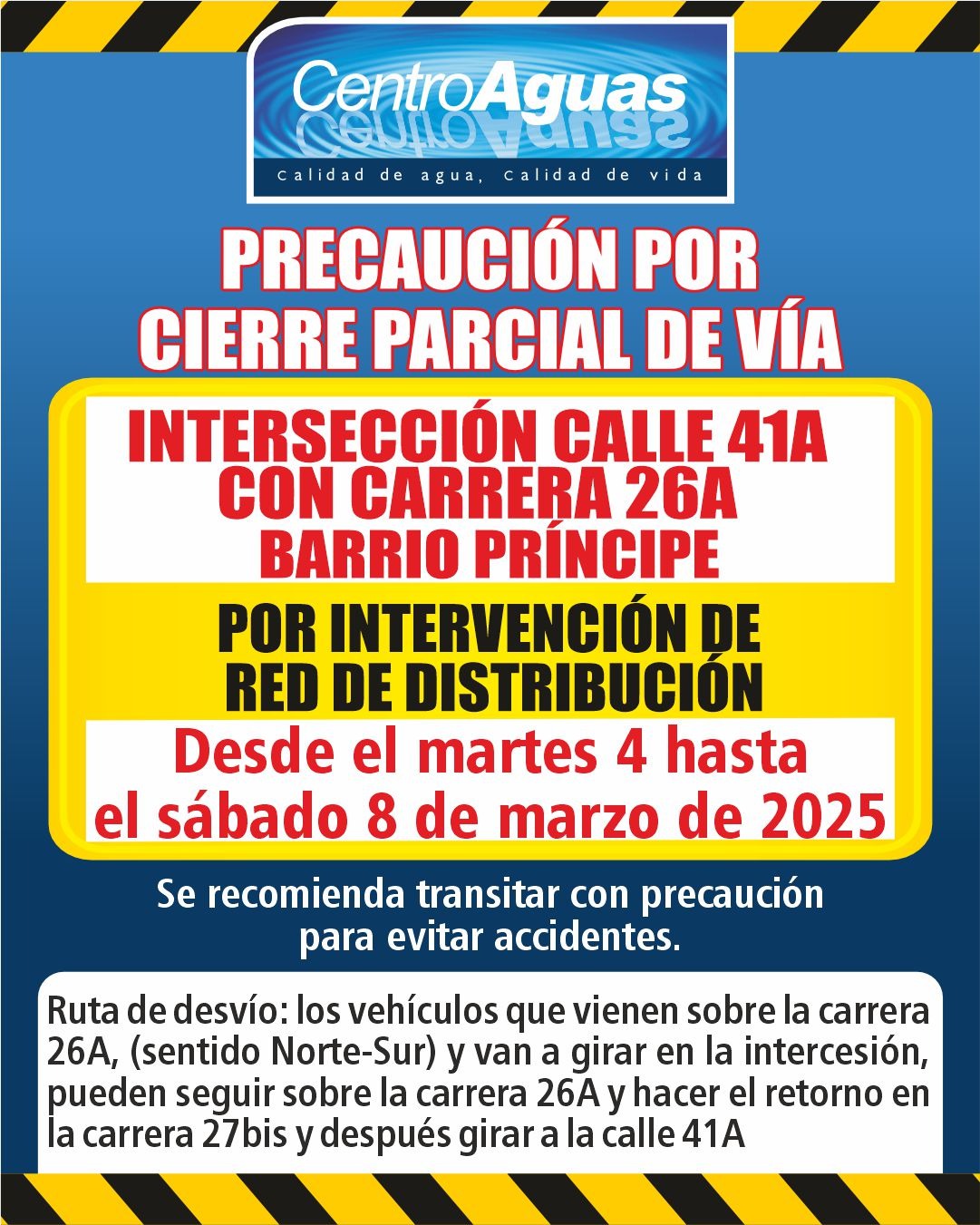 Diseño de cierre de vía Diseño de cierre de vía