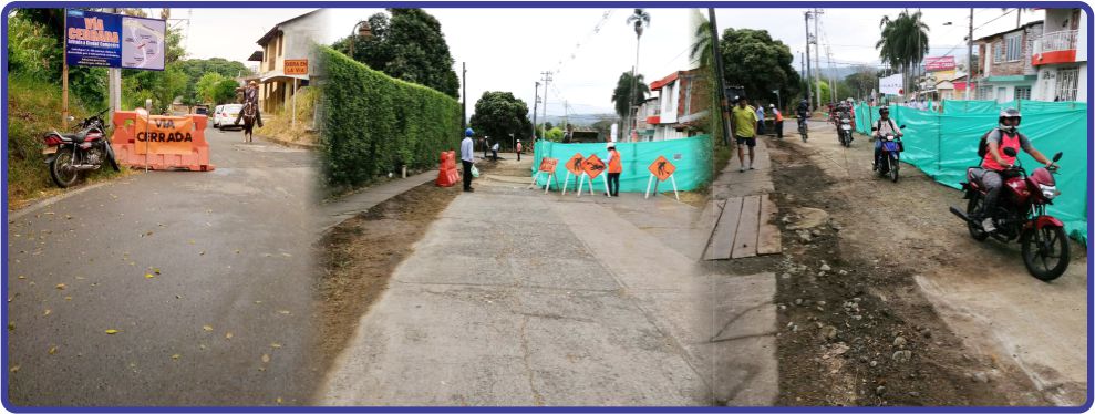 paso vehicular por un carril en la vía la Rivera Imagen representativa de paso vehicular por un carril en la vía la Rivera