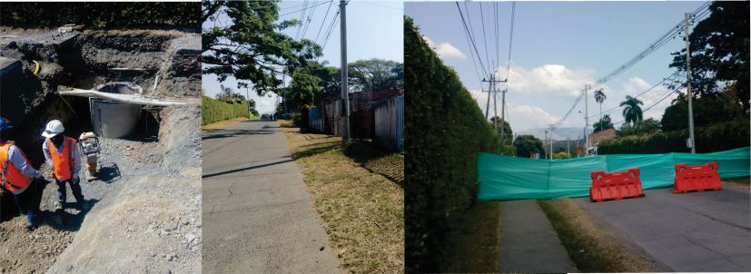 vía cerrada por construcción de redes de alcantarillado Imagen representativa de vía cerrada por construcción de redes de alcantarillado