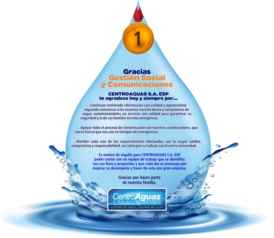 Agradecimientos al personal gestion social y comunicaciones Imagen representativa agradecimiento al proceso Gestión Social y Comunicaciones, por la labor realizada