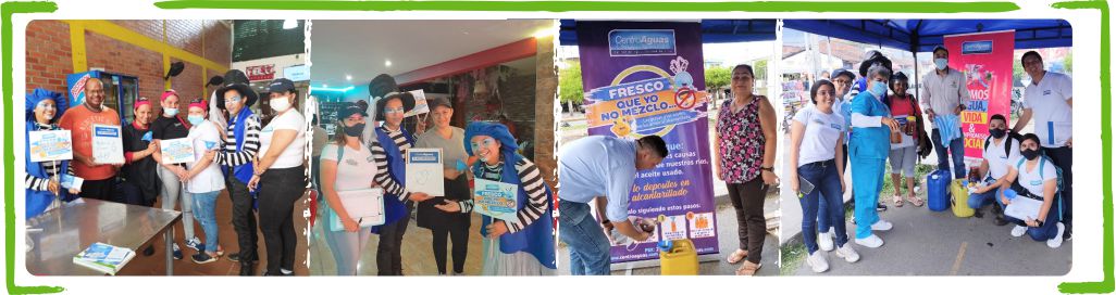 Socialización campaña grasas y recolección aceite de cocina usado Socialización campaña grasas y recolección aceite de cocina usado